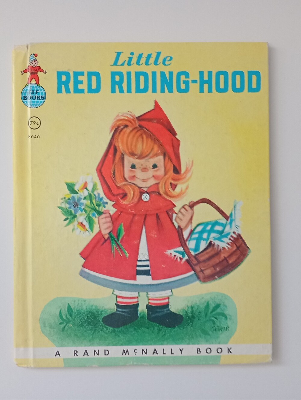 3/$20 Vintage 1958 Little Red Riding-Hood Rand McNally Book Anne Sellers Leaf